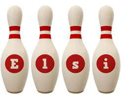 Elsi bowling-pin logo