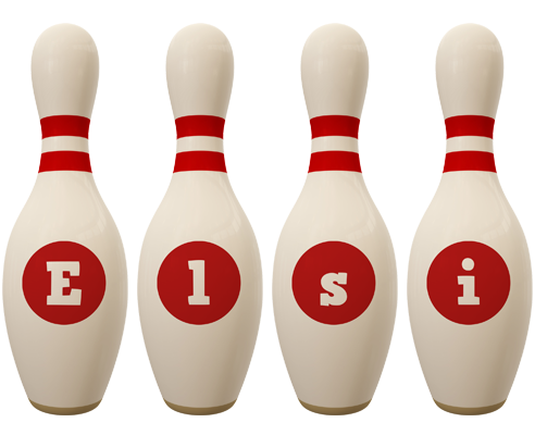 Elsi bowling-pin logo