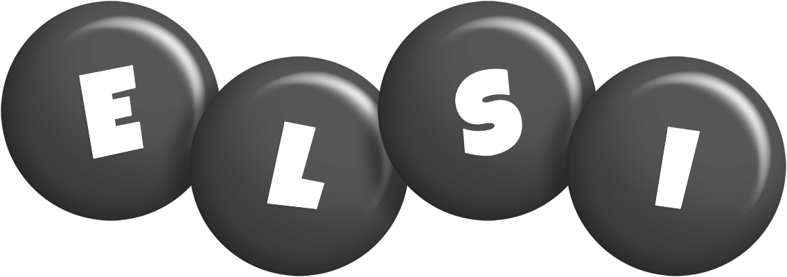 Elsi candy-black logo