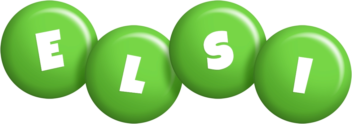 Elsi candy-green logo
