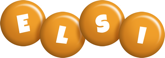 Elsi candy-orange logo