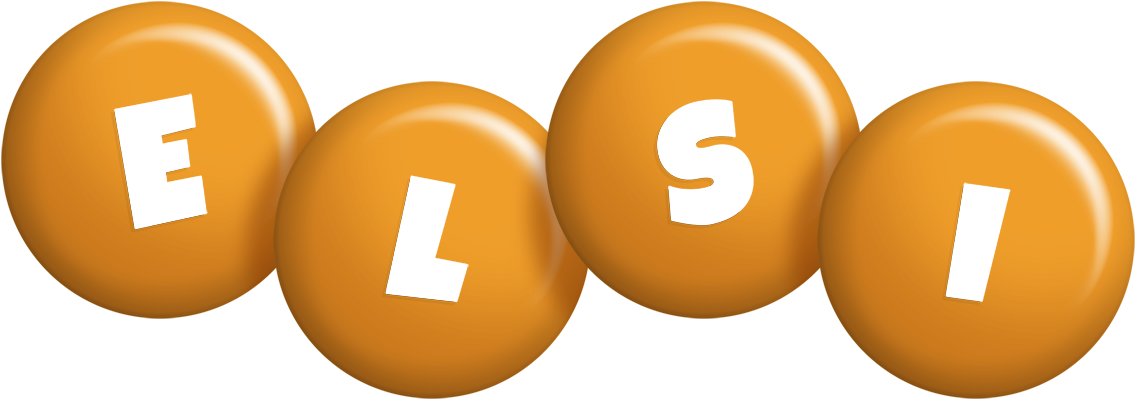 Elsi candy-orange logo