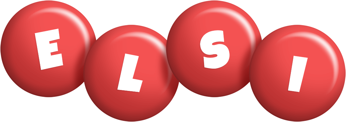 Elsi candy-red logo