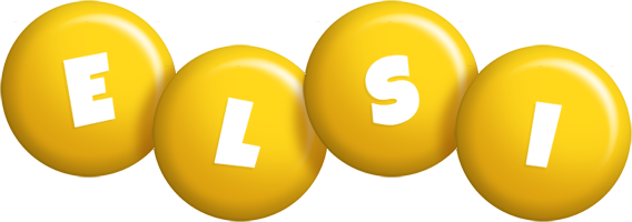 Elsi candy-yellow logo