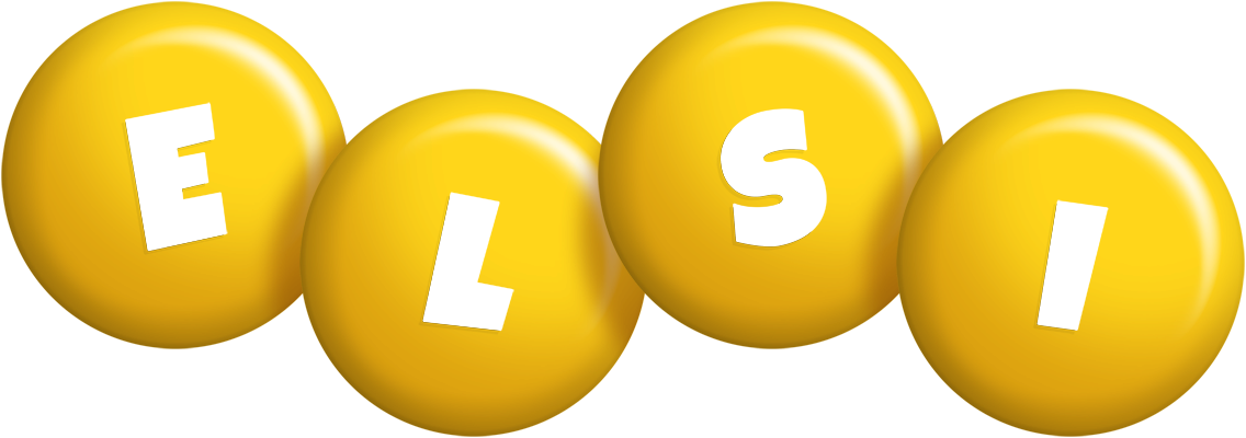 Elsi candy-yellow logo