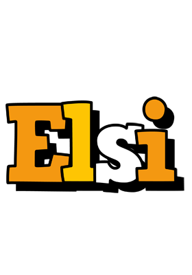 Elsi cartoon logo