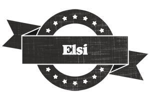 Elsi grunge logo