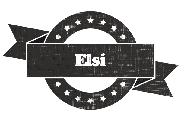 Elsi grunge logo