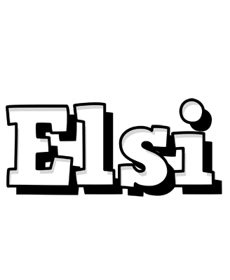 Elsi snowing logo