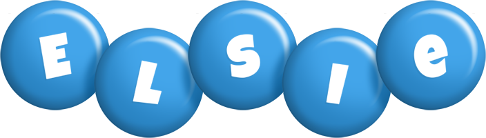 Elsie candy-blue logo