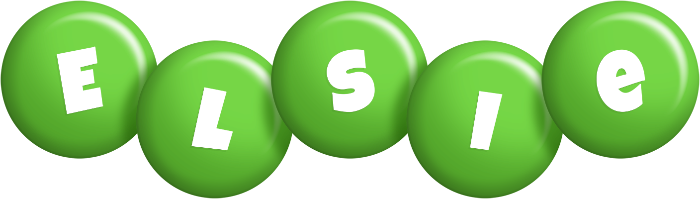 Elsie candy-green logo