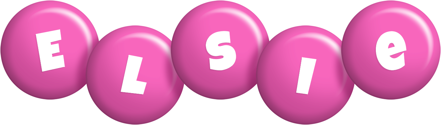 Elsie candy-pink logo