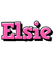 Elsie girlish logo