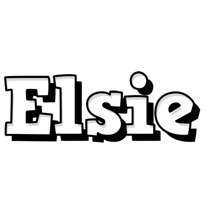 Elsie snowing logo