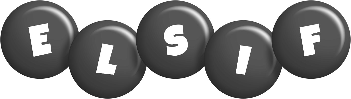 Elsif candy-black logo
