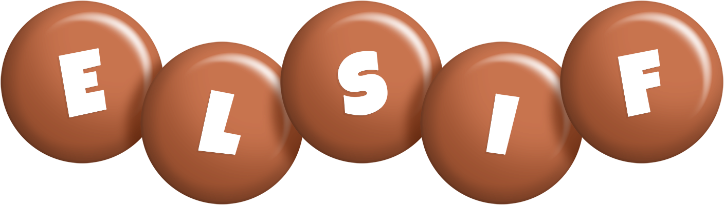 Elsif candy-brown logo