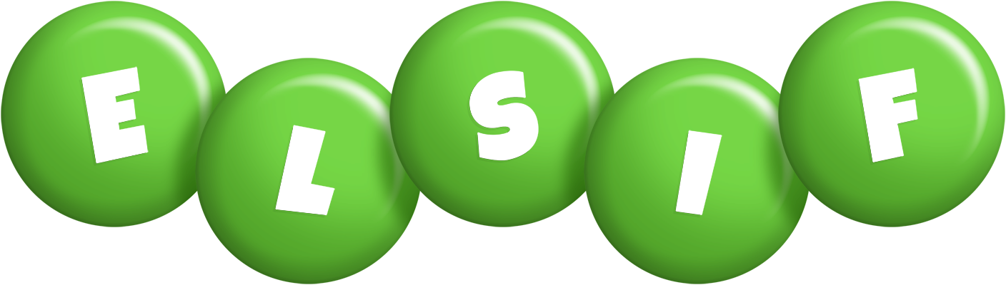 Elsif candy-green logo