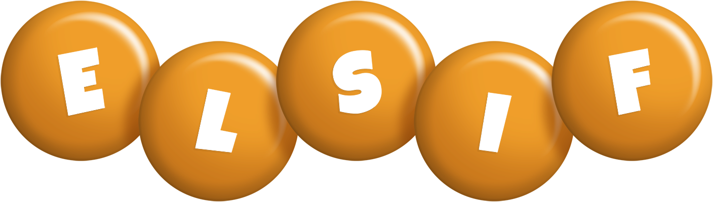 Elsif candy-orange logo