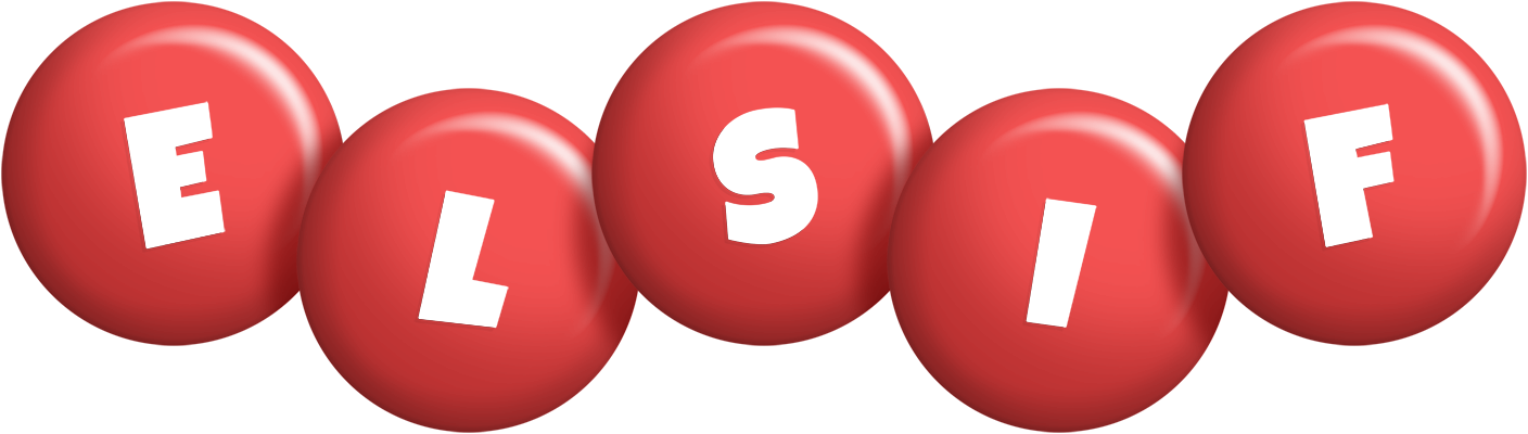 Elsif candy-red logo
