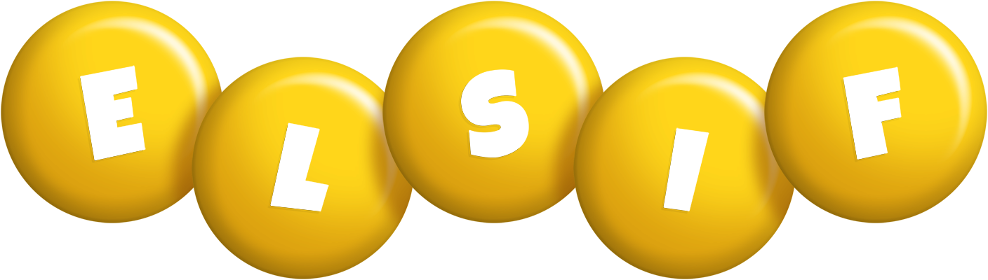 Elsif candy-yellow logo
