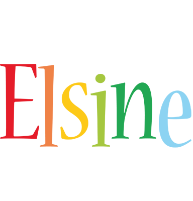 Elsine birthday logo