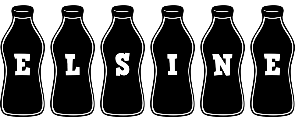 Elsine bottle logo