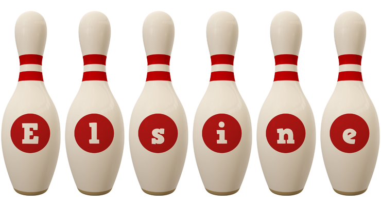 Elsine bowling-pin logo