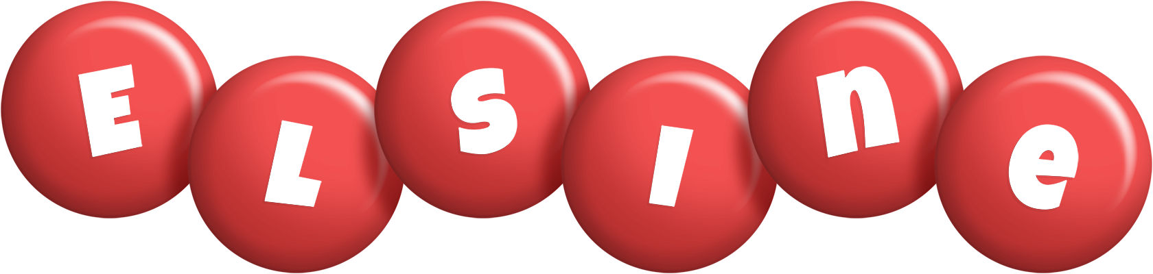 Elsine candy-red logo