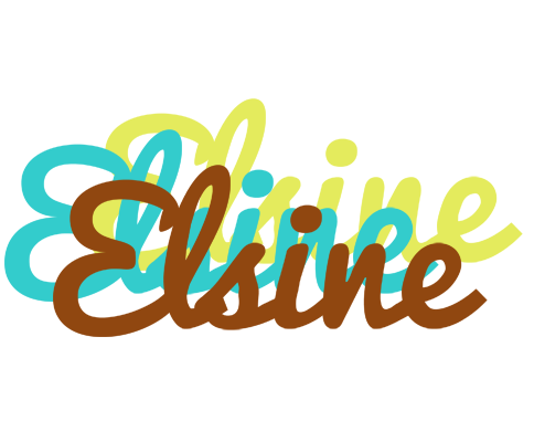 Elsine cupcake logo
