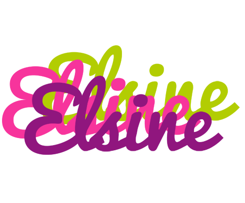 Elsine flowers logo