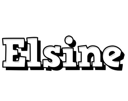 Elsine snowing logo