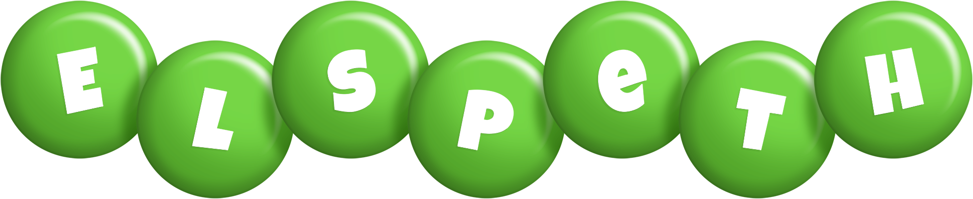 Elspeth candy-green logo