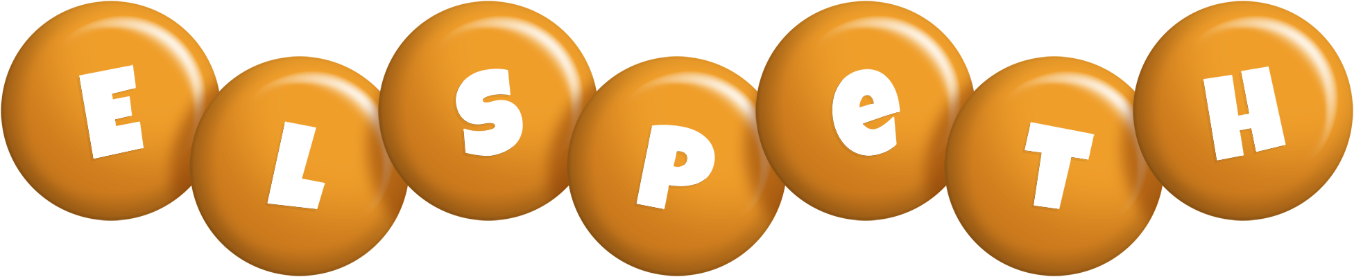 Elspeth candy-orange logo