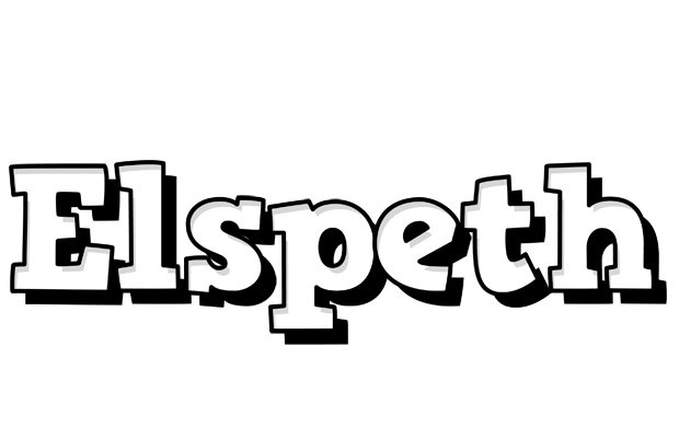 Elspeth snowing logo