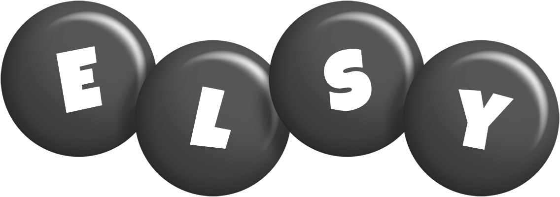 Elsy candy-black logo