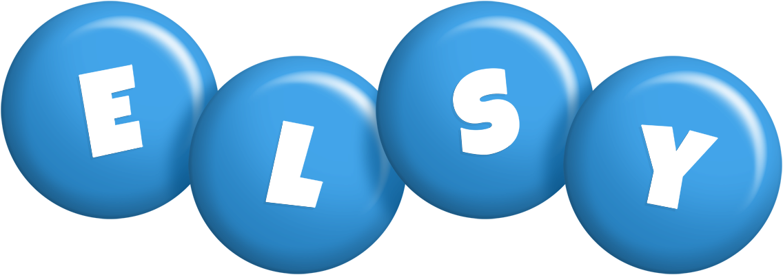 Elsy candy-blue logo