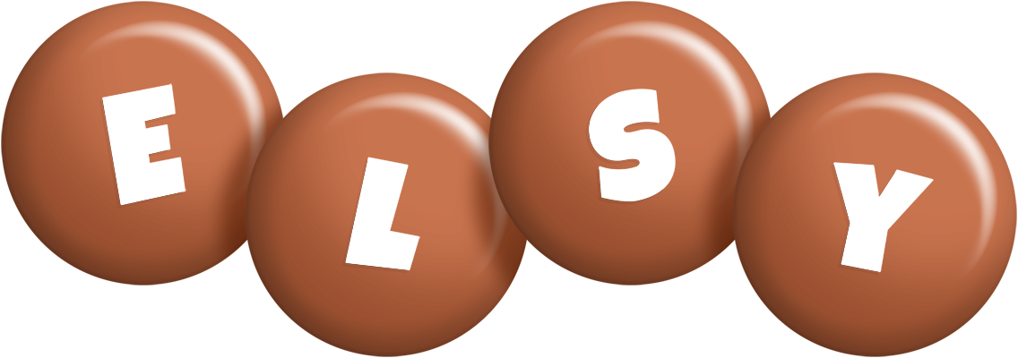 Elsy candy-brown logo