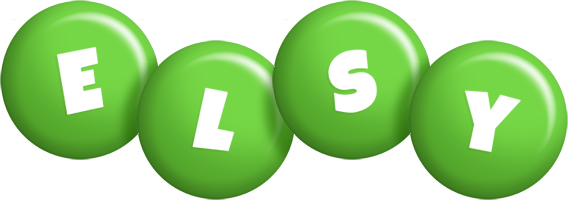 Elsy candy-green logo