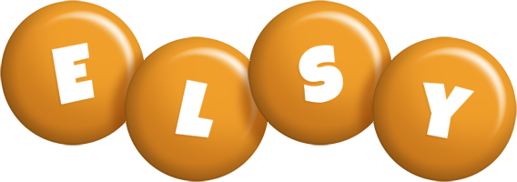 Elsy candy-orange logo