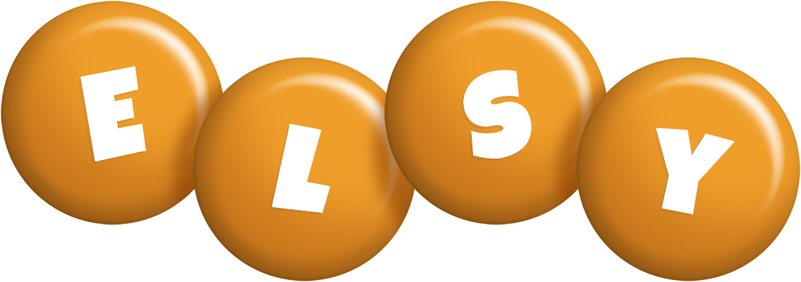 Elsy candy-orange logo