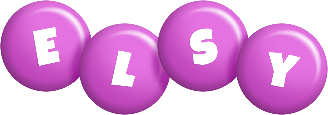 Elsy candy-purple logo