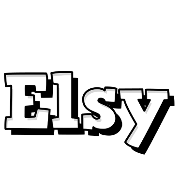 Elsy snowing logo