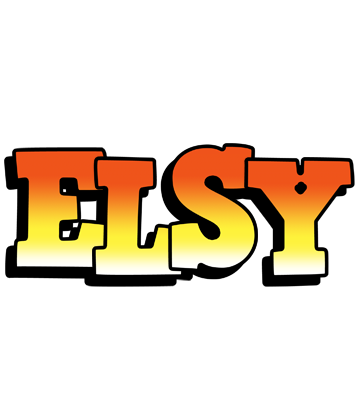 Elsy sunset logo