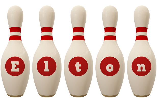 Elton bowling-pin logo