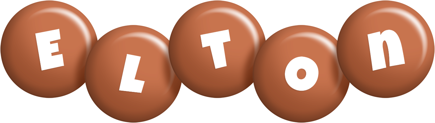 Elton candy-brown logo