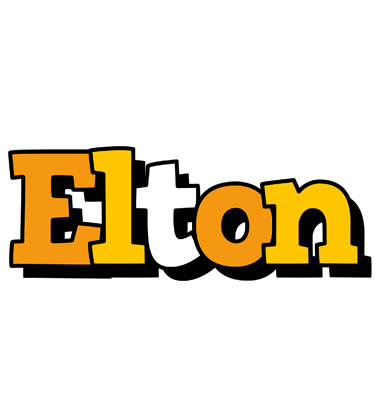 Elton cartoon logo
