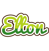 Elton golfing logo