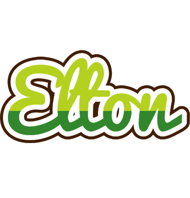 Elton golfing logo