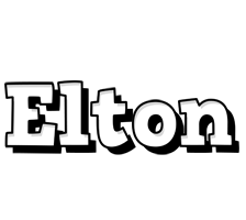 Elton snowing logo