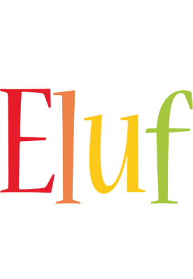 Eluf birthday logo